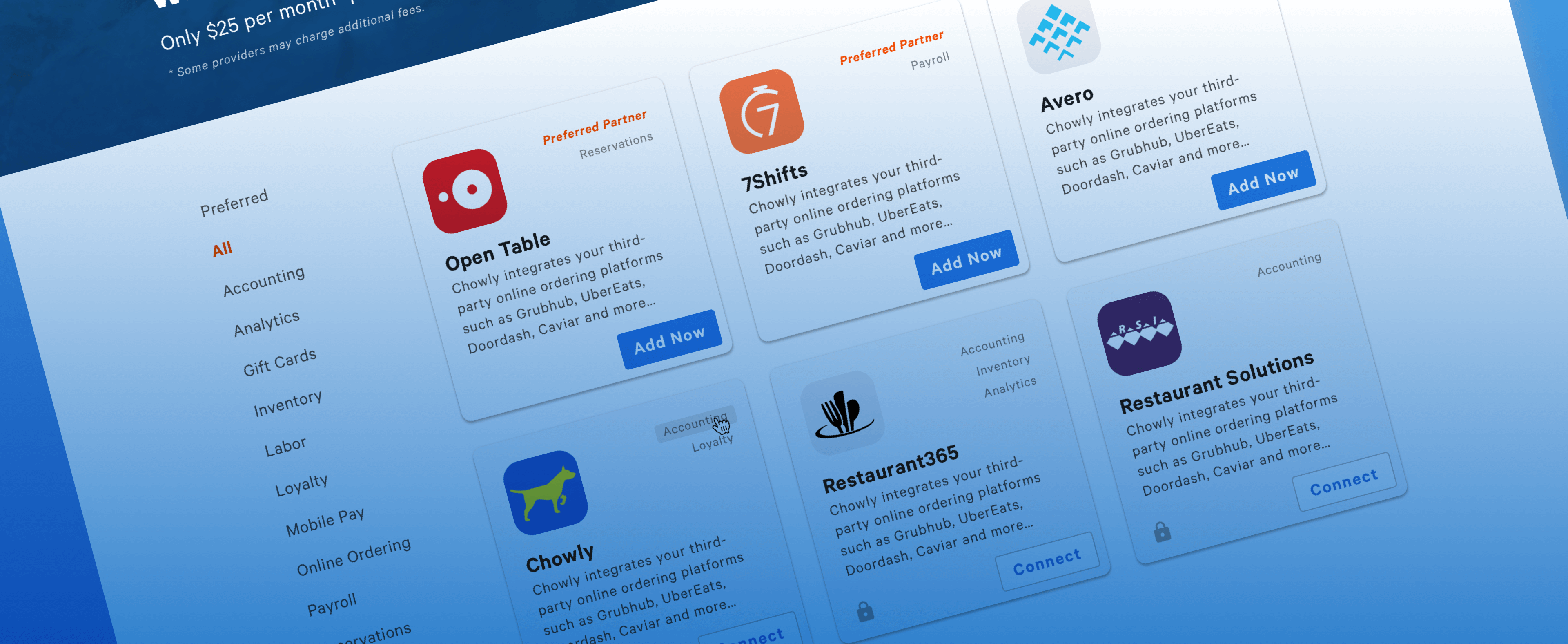 Toast product configuration screen using design system components